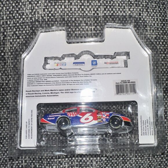 Team Caliber Pit Stop 1:64 Die Cast Replica NASCAR #6 New And Sealed In Package - Picture 2 of 2